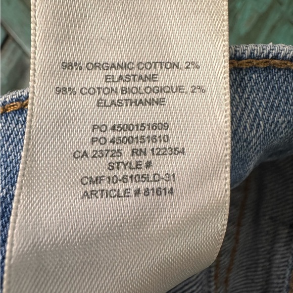 Aritzia The Arlo High Rise Straight 28l Size 25 Neutral Minimalist Basic - Picture 13 of 16